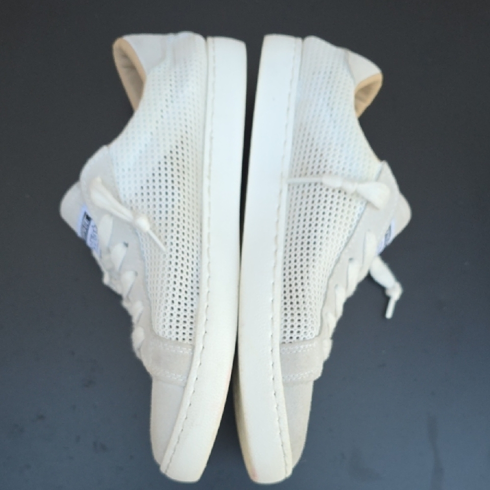 Vintage Havana Carla White Mesh Gold Star Sneakers Size 8 - Picture 5 of 10